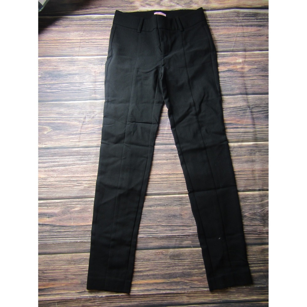 Lilly Pulitzer NEW Womens Size 0 Onyx Black Chantal Stretch Dinner Pants 27963